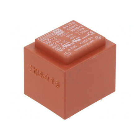 Transformator încapsulat 2,3VA 117V 9V 128mA PCB | Electronic-mag.ro | Componente Electronice