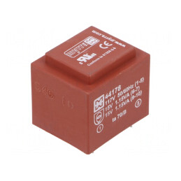 Transformator PCB încapsulat 2,3VA 117VAC 15V 77mA | Electronic-mag.ro | Componente Electronice