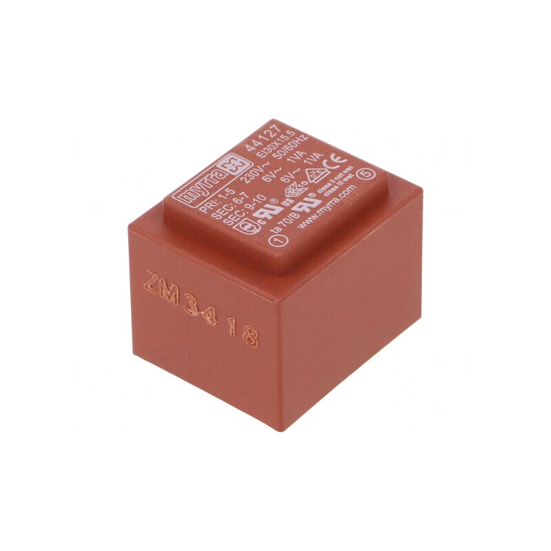 Transformator Încapsulat 2VA 230V 6V 167mA PCB | Electronic-mag.ro | Componente Electronice