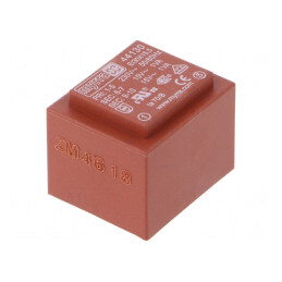 Transformator încapsulat 2VA 230VAC 15V PCB | Electronic-mag.ro | Componente Electronice