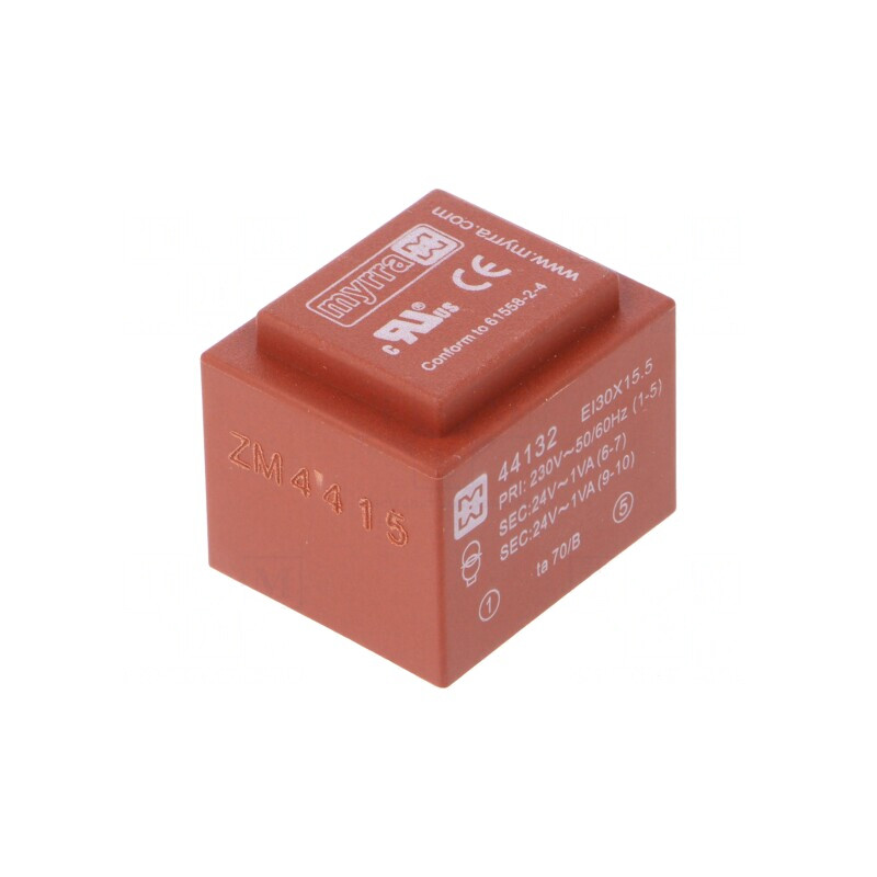 Transformator încapsulat 2VA 230VAC 24V PCB | Electronic-mag.ro | Componente Electronice