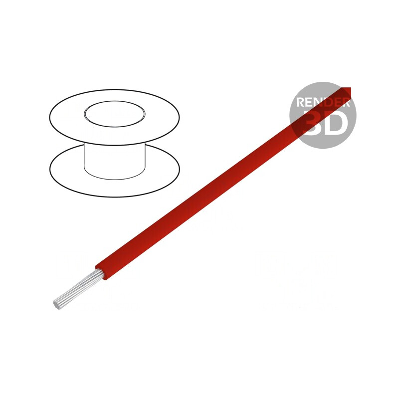 Cablu Silicon Roșu ÖLFLEX® HEAT 180 FZLSi 1x1mm² | Electronic-mag.ro | Componente Electronice Cablu Silicon Roșu ÖLFLEX® HEAT 180 FZLSi 1x1mm² | Electronic-mag.ro | Componente Electronice