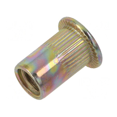 Piuliță nit M6 oțel, 20 buc. | Electronic-mag.ro | Componente Electronice