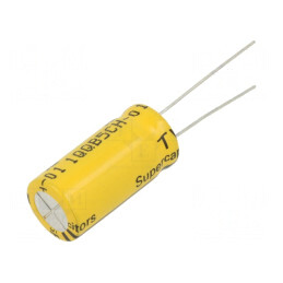Supercondensator THT 15F 3V 5mm 24mΩ 35uA | Electronic-mag.ro | Componente Electronice