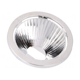 Reflector rotund metalic 24mm x 50mm