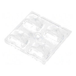 Lentilă LED Pătrată Transparentă pentru XP-G2/XP-L/XT-E | Electronic-mag.ro | Componente Electronice