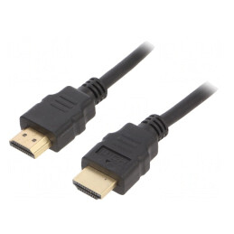 Cablu HDMI 2.0 PVC 1.8m Negru | Electronic-mag.ro | Componente Electronice