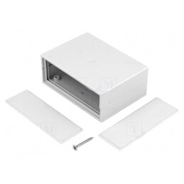 Carcasă ABS Gri cu Panou 89x65x36mm | Electronic-mag.ro | Componente Electronice