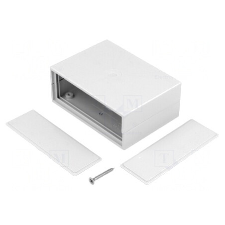 Carcasă ABS Gri cu Panou 89x65x36mm | Electronic-mag.ro | Componente Electronice