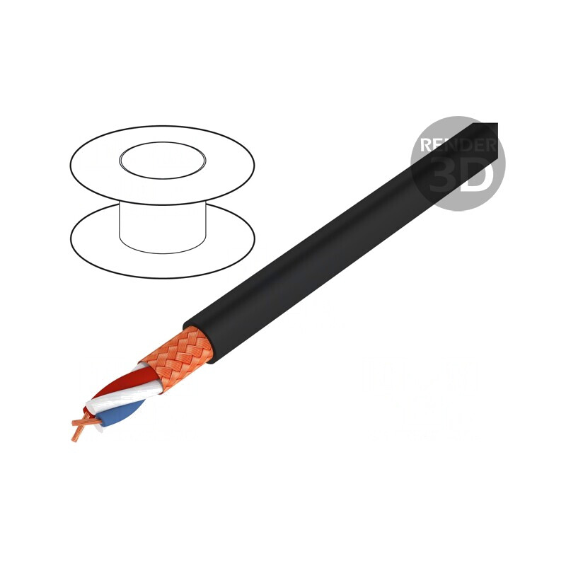 Cablu microfon HELUSOUND negru -25÷70°C | Electronic-mag.ro | Componente Electronice Cablu microfon HELUSOUND negru -25÷70°C | Electronic-mag.ro | Componente Electronice