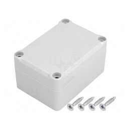 Carcasă Universală ABS Gri 50x70x36mm cu Garnitură | Electronic-mag.ro | Componente Electronice