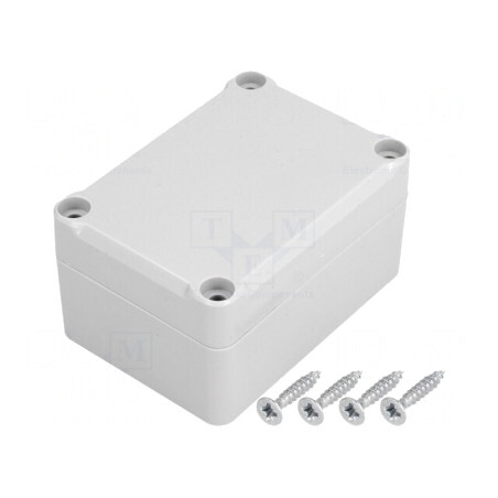 Carcasă Universală ABS Gri 50x70x36mm cu Garnitură | Electronic-mag.ro | Componente Electronice