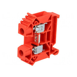 Conector Îmbinare Șine 0,5-16mm² 2 Borne Roșu TS35 | Electronic-mag.ro | Componente Electronice
