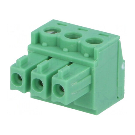 Regletă de Conexiuni Deconectabilă 3 Piste 3,81mm Drept Mufă | Electronic-mag.ro | Componente Electronice