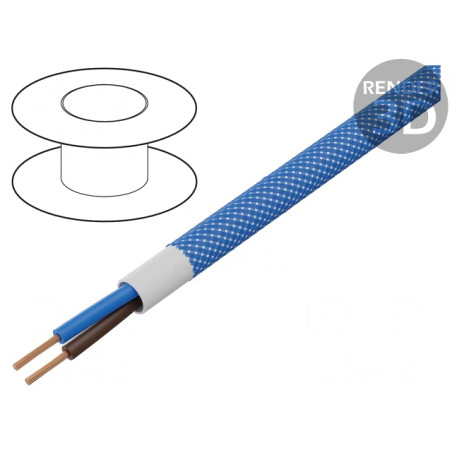 Cablu Electric Rotund 2x0.75mm PVC Textil 300V | Electronic-mag.ro | Componente Electronice