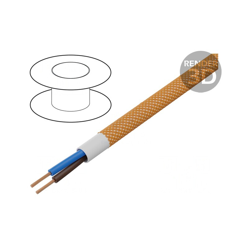 Cablu Electric Rotund 2x0.75mm² Cu PVC Textil 300V | Electronic-mag.ro | Componente Electronice Cablu Electric Rotund 2x0.75mm² Cu PVC Textil 300V | Electronic-mag.ro | Componente Electronice
