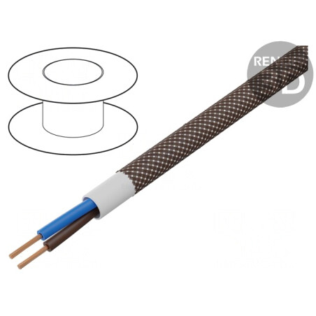 Cablu Electric Rotund 2x0.75mm2 Cu PVC 300V | Electronic-mag.ro | Componente Electronice