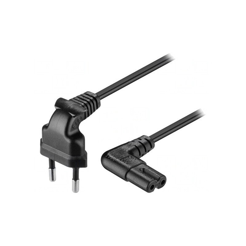 Cablu Alimentare CEE 7/16 la IEC C7 Unghi PVC | Electronic-mag.ro | Componente Electronice Cablu Alimentare CEE 7/16 la IEC C7 Unghi PVC | Electronic-mag.ro | Componente Electronice