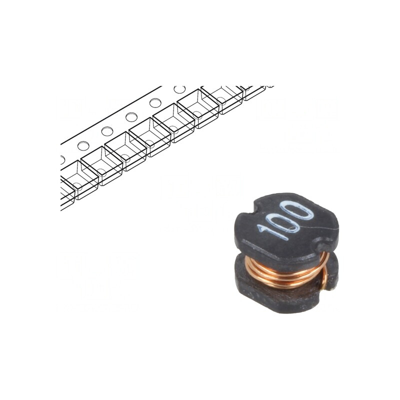 Inductor SMD 10uH 1.15A 4x4.5x3.2mm | Electronic-mag.ro | Componente Electronice