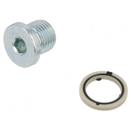 Obturator oțel zincat G 1/4 | Electronic-mag.ro | Componente Electronice