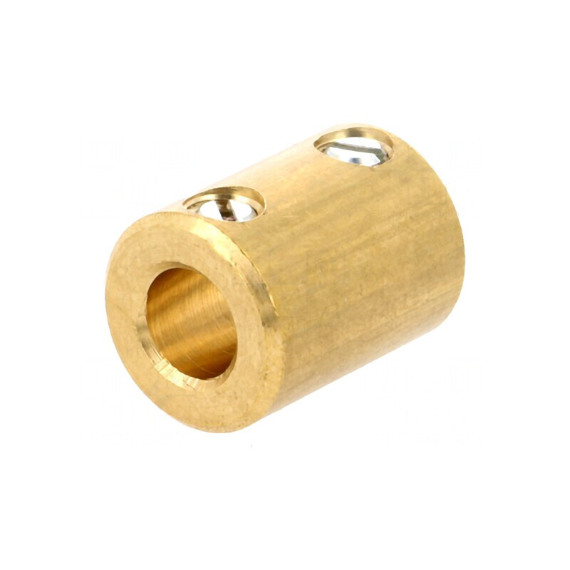 Adapter alamă 6mm arămie | Electronic-mag.ro | Componente Electronice