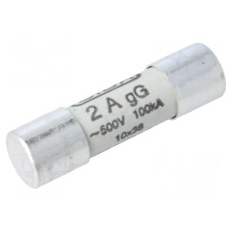 Siguranță gG 2A 500VAC 10,3x38mm | Electronic-mag.ro | Componente Electronice
