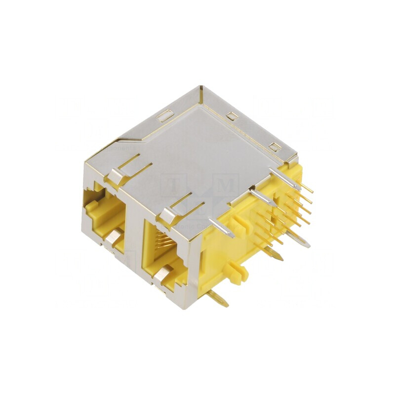 Soclu RJ45 8p8c cu 2 porturi | Electronic-mag.ro | Componente Electronice Soclu RJ45 8p8c cu 2 porturi | Electronic-mag.ro | Componente Electronice