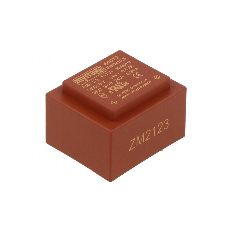 Transformator Încapsulat 1VA 24V PCB | Electronic-mag.ro | Componente Electronice