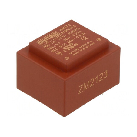 Transformator Încapsulat 1VA 24V PCB | Electronic-mag.ro | Componente Electronice