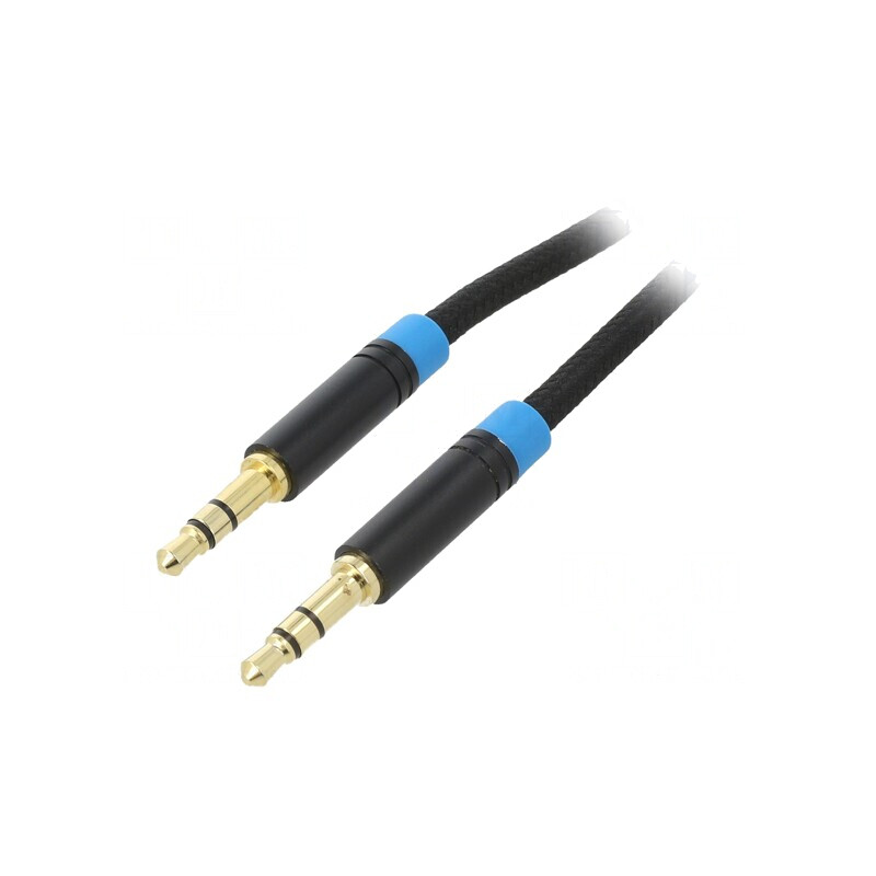 Cablu Audio Jack 3.5mm 1.5m Negru | Electronic-mag.ro | Componente Electronice