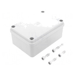 Carcasă Universală ABS Polistiren Gri 80x120x50mm | Electronic-mag.ro | Componente Electronice