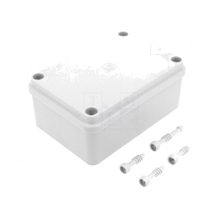 Carcasă Universală ABS Polistiren Gri 80x120x50mm | Electronic-mag.ro | Componente Electronice