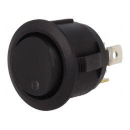Rocker Switch ON-OFF-ON 20A 14V LED Black | Electronic-mag.ro | Componente Electronice