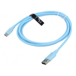 Cablu USB 2.0 A la USB C 2m 480Mbps PVC
