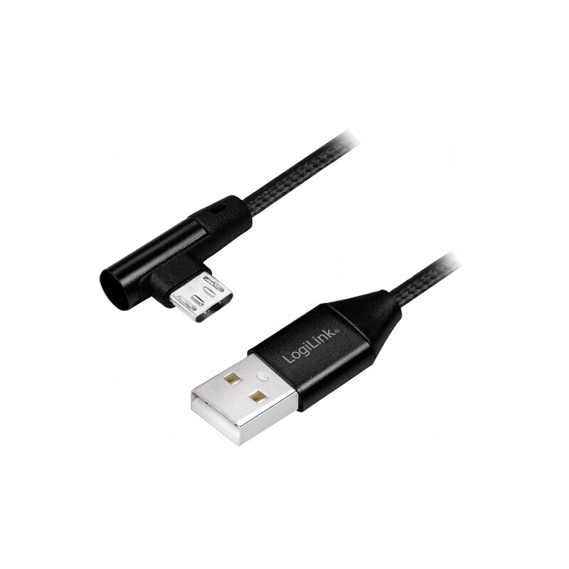 Cablu USB 2.0 A la Micro B în unghi 0.3m | Electronic-mag.ro | Componente Electronice Cablu USB 2.0 A la Micro B în unghi 0.3m | Electronic-mag.ro | Componente Electronice