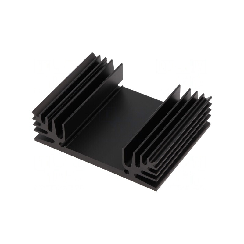 Radiator Extrudat TO3 Negru 50x65x18mm 4,9K/W | Electronic-mag.ro | Componente Electronice