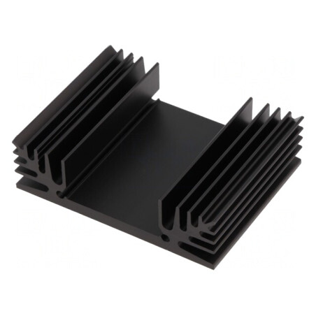 Radiator Extrudat TO3 Negru 50x65x18mm 4,9K/W | Electronic-mag.ro | Componente Electronice
