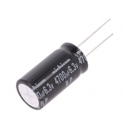 Condensator electrolitic bipolar 4700uF 6.3V | Electronic-mag.ro | Componente Electronice