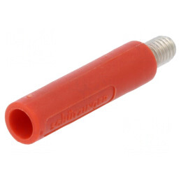 Soclu Banană 4mm Roșu 32A | Electronic-mag.ro | Componente Electronice