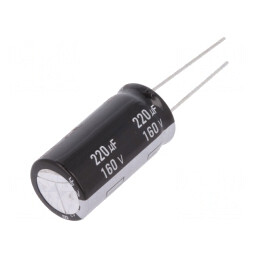 Condensator Electrolitic THT 220uF 160V 16x31.5mm | Electronic-mag.ro | Componente Electronice
