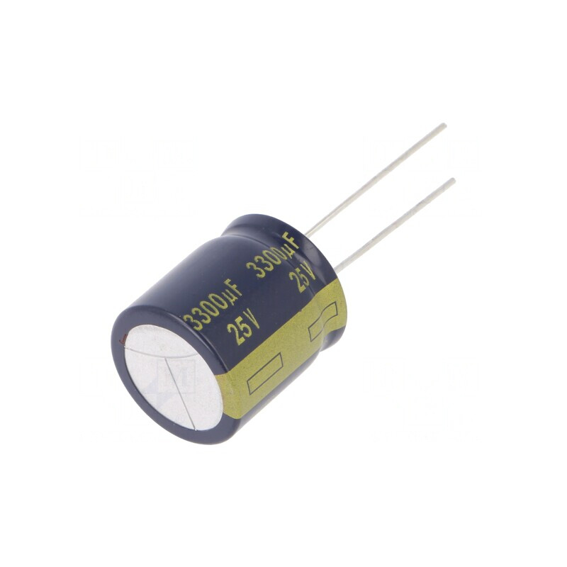 Condensator Electrolitic Low ESR 3300uF 25V Ø18x20mm | Electronic-mag.ro | Componente Electronice