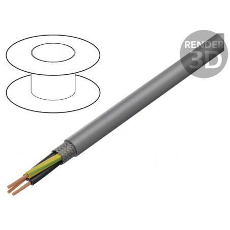 Cablu ecranat cu tresă de cupru cositorit 3G1mm2 JZ-520 | Electronic-mag.ro | Componente Electronice