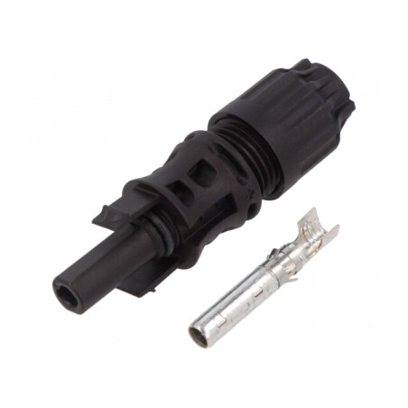 Conector Solar Mamă Drept MC4 Evo 2 4-6mm² Crimpat Mufă | Electronic-mag.ro | Componente Electronice