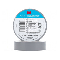 Bandă Electroizolantă Gri 19mm x 20m | Electronic-mag.ro | Componente Electronice