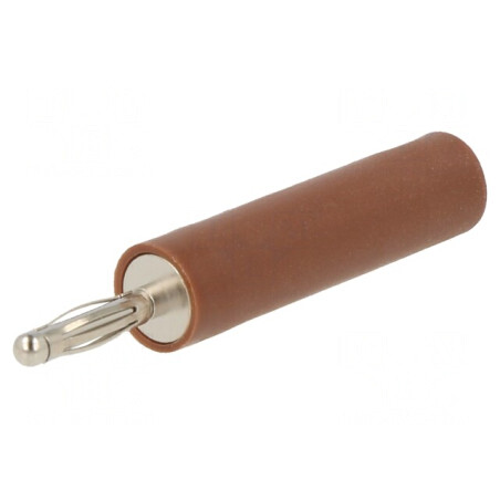 Adaptor Banană 2mm 10A 70VDC Maro | Electronic-mag.ro | Componente Electronice