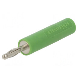 Adaptor Banană Verde 2mm 10A 70VDC