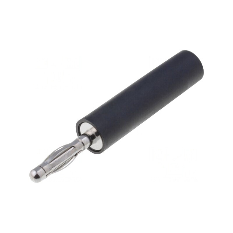 Adaptor Conector Banană Negru 2,4mm 70VDC 10A | Electronic-mag.ro | Componente Electronice