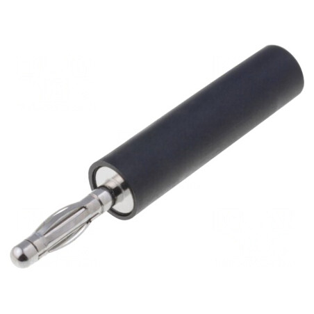 Adaptor Conector Banană Negru 2,4mm 70VDC 10A | Electronic-mag.ro | Componente Electronice