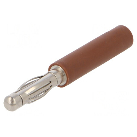 Adaptor Banană 4mm la 2mm 10A Maro | Electronic-mag.ro | Componente Electronice