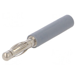 Adaptor Banană 4mm la 2mm 10A Gri | Electronic-mag.ro | Componente Electronice